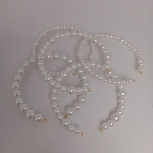 5 Faux pearl bracelets for stacking